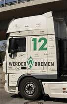 DAF XF105.460SCC  SuperSpaceCab  von SCC-Bremen wartet in Hamburg.