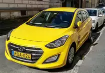 Hyundai i30 Wagon als Taxi, fotografiert in Juli 2020.