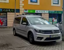 VW Caddy Mk3 ab 2015, fotografiert in Juli 2020.