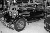 Im Auto- und Technikmuseum Sinsheim steht dieses mir unbekannte Mercedes-Benz Coupé. (Dezember 2014)