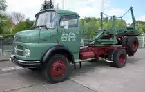 =MB 911 als Langholzfahrzeug der Firma  GERBIG  aus Schlitz-Queck, 08-2020