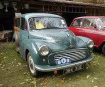 =Morris Minor Traveller, Bj. 1961, steht im Oktober 2019 in Niederaula