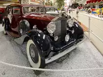 Ein Rolls-Royce Phantom III von 1936, so gesehen Mitte Mai 2014 im Technik-Museum Speyer. 