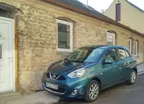 Nissan Micra K13 (vierte Generation), gesehen in Juli, 2020