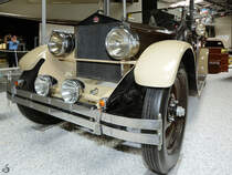 Dieser Moon 6/28 Dual-Windshield Touring  ist Teil der Ausstellung im Technik-Museum Speyer. (Mai 2014)