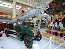 Ein MAN Feuerwehrfahrzeug aus dem Jahr 1920 war Mitte Mai 2014 im Technik-Museum Speyer ausgestellt.