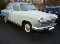 GAZ-21 Wolga M21M aus dem Jahr 1966. Dieses rare Stück konnte ich am 13.01.2021 auf einem Parkplatz in Essen-Bredeney ablichten.