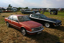 Opel Commodore C auf dem Flugplatz Uetersen-Heist anläßlich der Veranstalltung  Wings&Wheels  am 10.08.2018. Wer mehr über den Commodore C erfahren will, findet alles Wissenswerte unter www.opel-commodore-c.com
