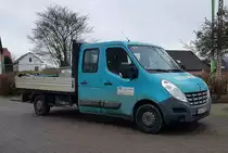 =Renault Master von FLEISCHMANN-Bau steht im November 2020 in Petersberg-Marbach