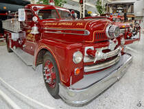 Im Technik-Museum Speyer steht dieses 1958 von Seagrave gebaute Tanklöschfahrzeug. (Mai 2014) 