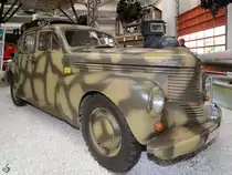 Ein Opel Kapitän von 1939 stand Mitte Mai 2014 im Technik-Museum Speyer.