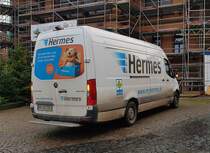 =MB Sprinter 314 CDI von HERMES auf Zustelltour in Hünfeld, 12-2020