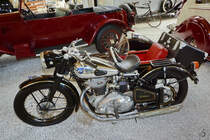 Eine NSU Konsul 351 OS-T, Baujahr 1951 stand Mitte Mai 2014 im Technik-Museum Speyer.
