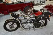 Eine NSU Konsul 351 OS-T, Baujahr 1951 stand Mitte Mai 2014 im Technik-Museum Speyer.