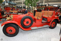 Ein Delahaye Mannschaftstransporter stand Mitte Mai 2014 im Technik-Museum Speyer.