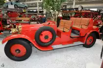 Ein Delahaye Mannschaftstransporter stand Mitte Mai 2014 im Technik-Museum Speyer.