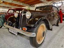 Ein Adler Trumpf 1.7 AV von 1936 war Mitte Mai 2014 im Technik-Museum Speyer ausgestellt.