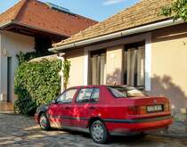 Rückansicht: VW Vento, gesehen in juli 2020.