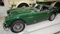 Dieser Austin Healey Mk.III von 1964 ist Teil der Ausstellung im Technik-Museum Speyer. (Mai 2014)