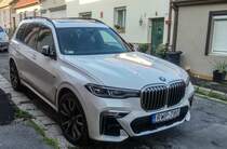 BMW X7. Aufnahme: Juli 2020.
