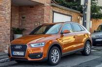 Audi Q3 (erste Generation). Aufnahme: Juli 2020.