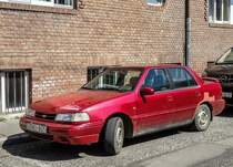 Hyundai Pony X2 (1989-1994). Aufnahme: Juli 2020.