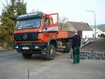 MB 1844 liefert Schotter nach 36100 Petersberg-Marbach, 15.04.09
