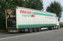 =MB Actros 1844-Sattelzug von EBELING-Logistik rastet im Oktober 2020 an der A 7