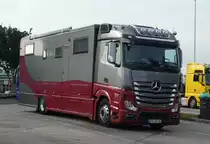 =Stauber Actro Liner steht im Oktober 2020 auf einem Rastplatz an der A 7