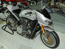 Einer Münch-Prototypen der Mammut 2000 ist Teil der Ausstellung im Technik-Museum Speyer. (Mai 2014)