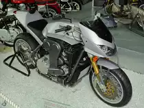 Einer Münch-Prototypen der Mammut 2000 ist Teil der Ausstellung im Technik-Museum Speyer. (Mai 2014)