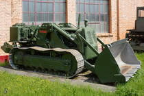 Eine Deutz DK60 Laderaupe Mitte Mai 2014 im Technik-Museum Speyer.