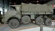 Dieser mittelschwere Lkw DAF YA 328 war Ende Dezember 2016 im Nationalen Militärmuseum Soesterberg ausgestellt.