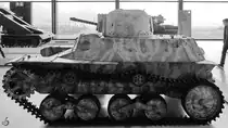 Diese japanische Tankette Typ 97 Te-Ke war Ende Dezember 2016 im Nationalen Militärmuseum Soesterberg ausgestellt.