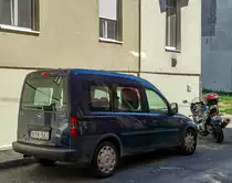 Rückansicht: Opel Combo C, gesehen in Juli 2020.