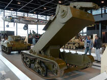 Im Nationalen Militärmuseum Soesterberg stand Ende Dezember 2016 dieser Praying Mantis Experimental Machine Gun Carrier, welcher auf Basis des Universal Carriers entstand.