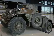 Dieser kleine Radpanzer  Ferret  von Daimler war Ende Dezember 2016 im Nationalen Militärmuseum Soesterberg zu sehen.