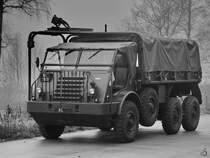 Auf dem Gelände das Nationalen Militärmuseums in Soesterberg war Ende Dezember 2016 dieser DAF YA 328 abgestellt.