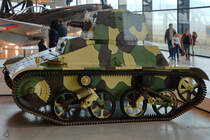 Dieser Vickers Commercial Light Tank Mk.III B war Ende Dezember 2016 im Nationalen Militärmuseum Soesterberg zu sehen.