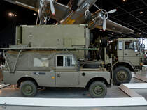 Im Nationalen Militärmuseum Soesterberg stand Ende Dezember 2016 dieser Land Rover, welcher für die schnelle Verlegung von Kommunikationskabel eigesetzt wurde.