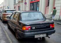 Rückansicht: Daihatsu Charade in August 2020.