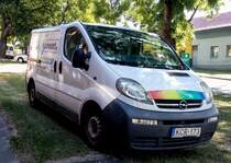 Opel Vivaro A, fotografiert in September 2020.