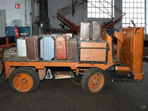 Eine Balkancar E-Karre stand Ende September 2020 im sächsischen Eisenbahnmuseum Chemnitz-Hilbersdorf.