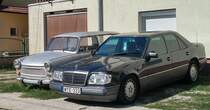 Mercedes-Benz W124 E-Klasse und ein Trabant 601, standen am 08.09.2020 nebeneinander wie zwei Freunde...