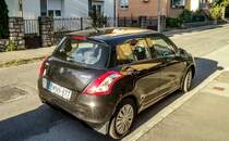 Rückansicht: Suzuki Swift Mk4, gesehen in August 2020.