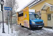 =MB Sprinter von GaumenSchmaus steht im Januar 2021 in Hünfeld