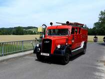 OPEL-Blitz  mit einer Leistung von 75PS; gebaut 1940 als Fliegerkraftspritze-15; anlässlich der Wadholz-Classic2017; 170723