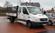 =MB Sprinter vom Hausservice KLEIN, gesehen in Fulda im Januar 2021