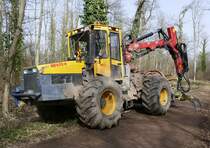 Welte W130, 4-Rad Forst-und Kommunalmaschine mit 4-Zyl.Volvo-Diesel und 190PS, die Firma für Forst-und Spezialfahrzeuge in Umkirch bei Freiburg wurde 1952 gegründet, Feb.2021