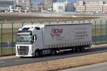 Volvo LKW am Flughafen Frankfurt 19.2.2021